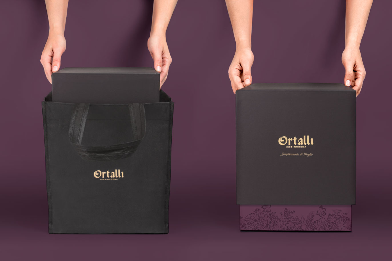 Selling kit para la marca de vinagre Ortalli