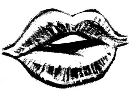 Logotipo animació Vibranding Saly Lips il·lustració