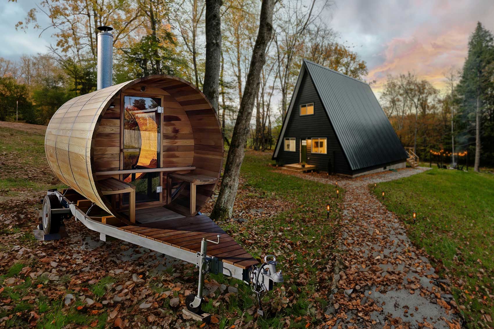 Steam Folk Saunas fotografía, Agencia Vibranding