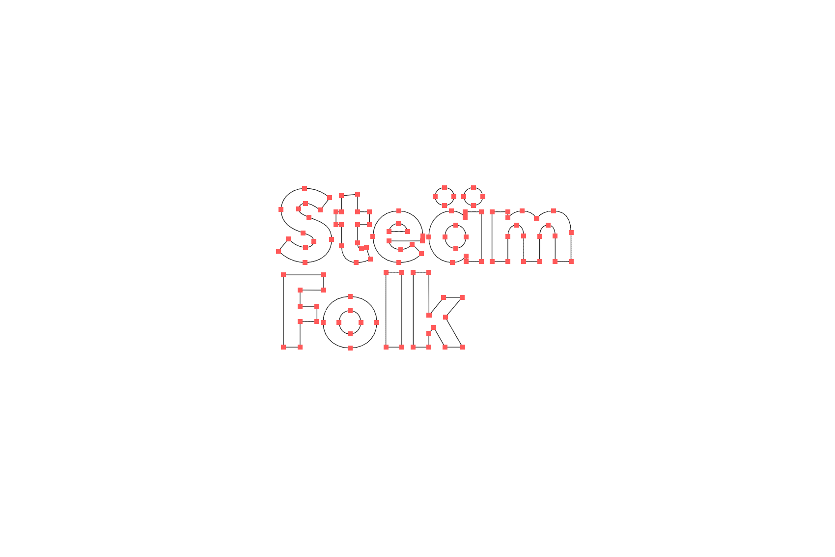 Steam Folk Saunas Logo, Agencia Vibranding