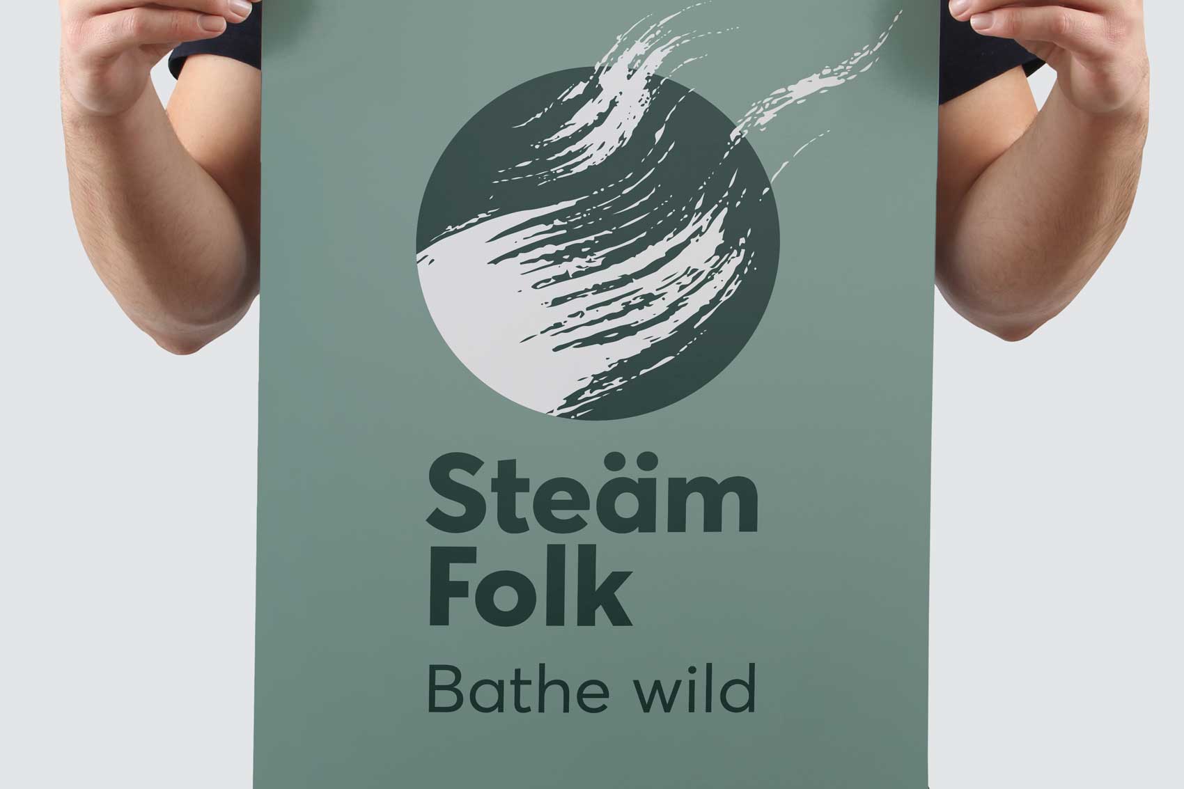 Steam Folk Saunas Branding, Agencia Vibranding