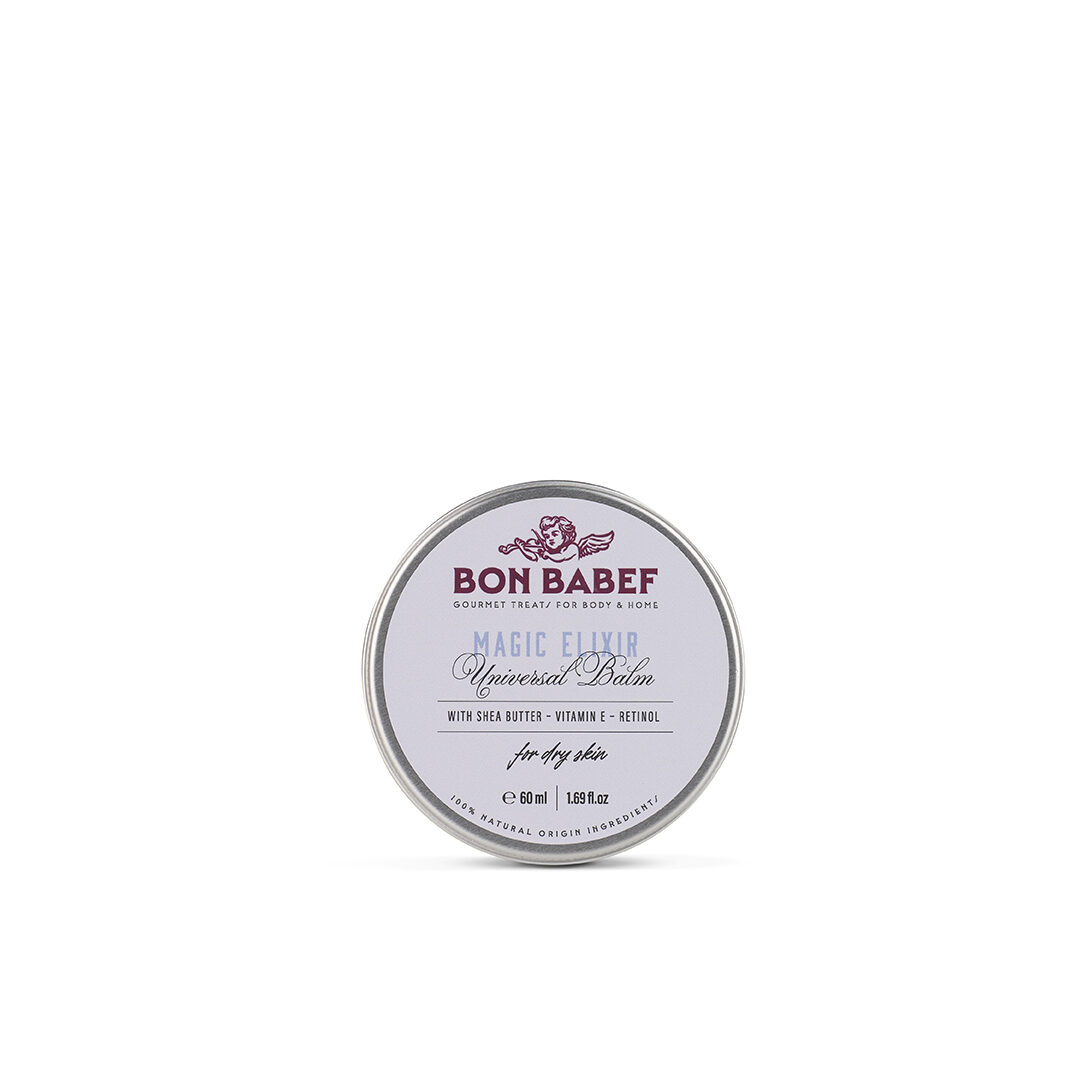 Bon babef: etiqueta bàlsam universal. Vibranding Packaging i Branding.