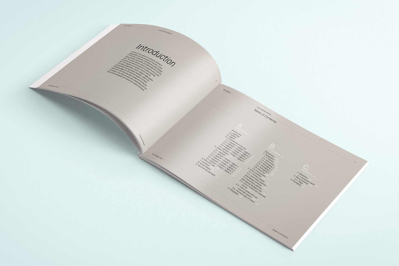 Brandbook de Bon Babef per Vibranding. Identitat de marca.