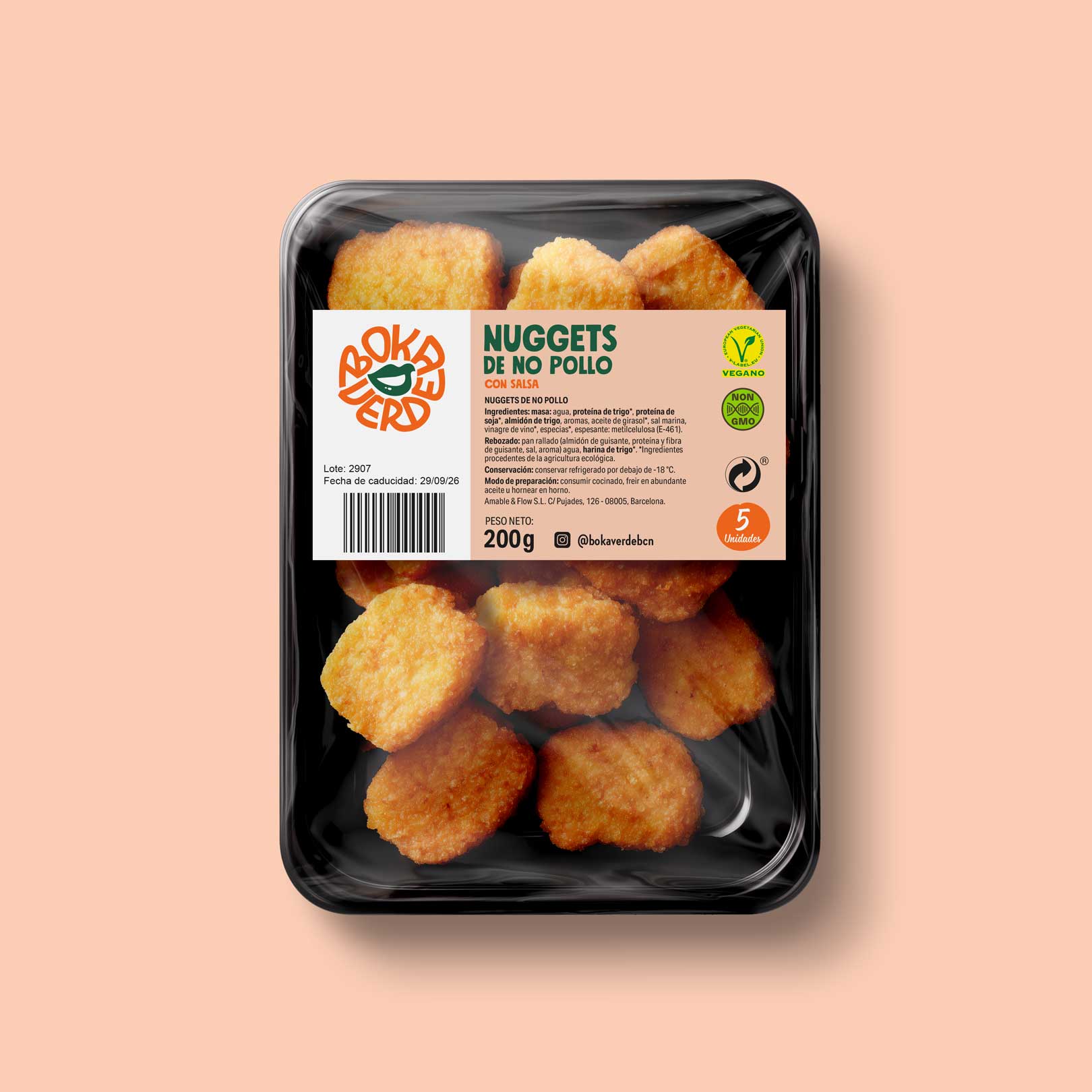 Bokaverde Nuggets Packaging Vibranding